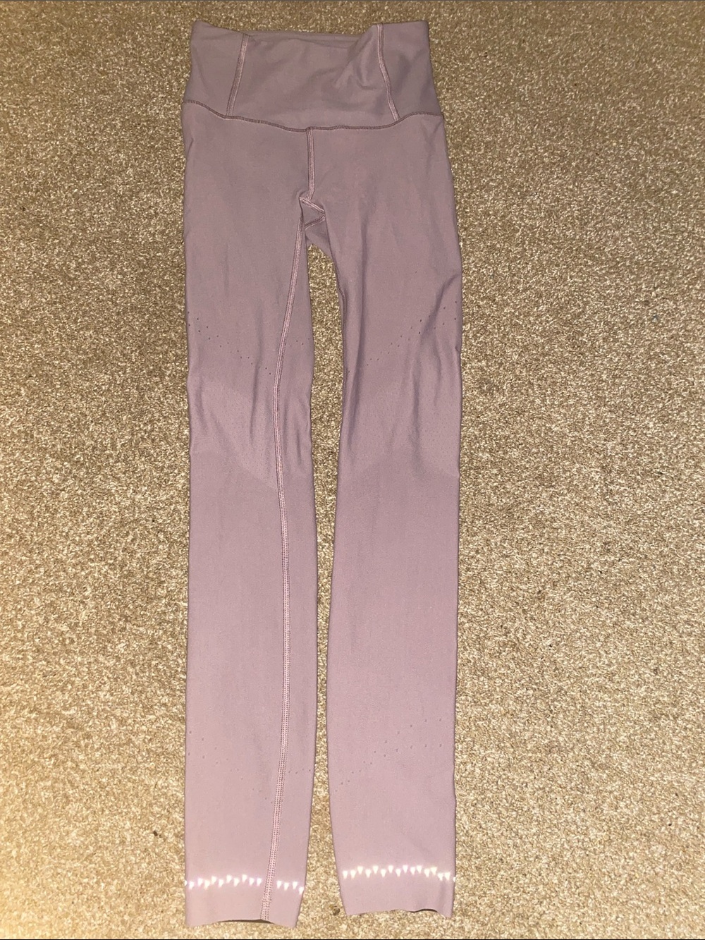 High-Waist Active Leggings in Dusty Lilac